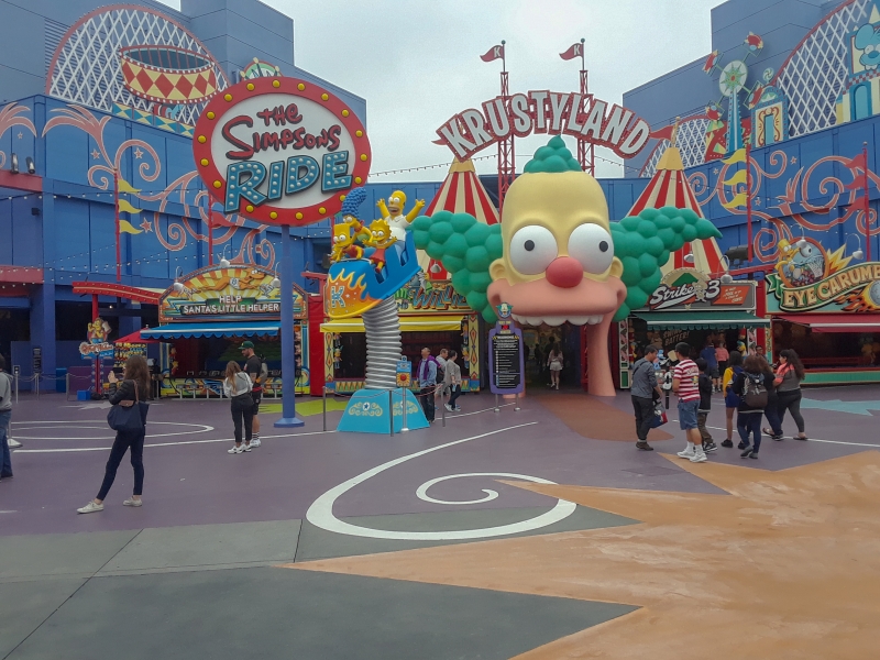 The Simpsons Ride, Universal Studios Hollywood